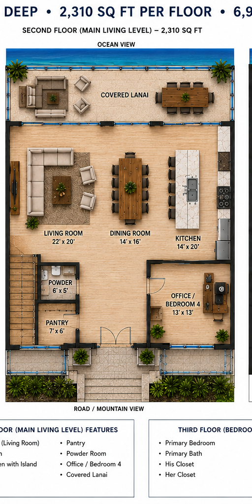 Second Floor — Main Living